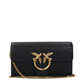 Black Leather Clutch Bag